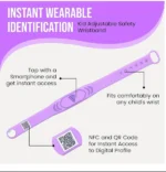 Smart Bands for Kids if Lost, Child Safety ID Wristband - Image 2