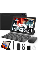 Android Tablet, 10.1 Inch Android 14 Tablet with 1280x800 IPS HD Touch Screen