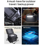 Portable Power Station 300W (600W Surge), 192Wh (60,000mAh) Solar Generator - Image 5