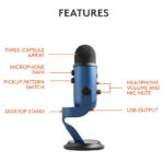 Logitech Creators Blue Yeti USB Microphone - Image 6