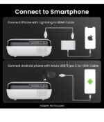 HAPPRUN Native 1080P Bluetooth Projector - Image 7