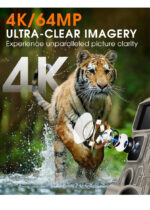 Trail Camera WiFi 4K 64MP with 64GB Memory Card 8 Batteries - Image 7