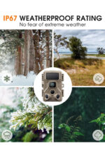 Trail Camera WiFi 4K 64MP with 64GB Memory Card 8 Batteries - Image 4