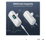 2-Pack Mini Portable Charger 5000mAh Power Bank - Image 4