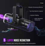 FIFINE USB/XLR Dynamic Microphone for Podcast Recording - Image 2