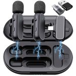 2 Pack Professional Wireless Lavalier Microphone