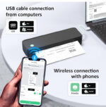 Inkless Portable Printer for Travel, Wireless Thermal Printer - Image 3
