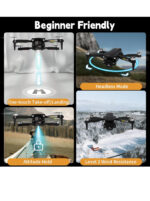 TD12LCD Drone with Camera, Foldable RC Drone - Image 6