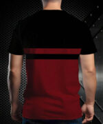 'Milano' Fancy Graphic Print Men's Crew Neck Short Sleeve T-Shirt - Image 4