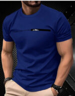 Manfinity Homme Men's Slim Fit Letter Print Round Neck Short Sleeve - Image 9