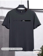 Manfinity Homme Men's Slim Fit Letter Print Round Neck Short Sleeve - Image 17